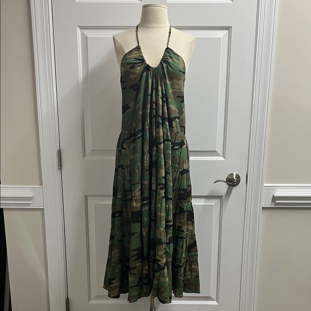 Neva Women’s Camouflage Halter Maxi Dress